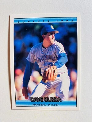 1992 DONRUSS #566 DAVE BURBA NM-MT MLB BASEBALL CARD - Image 1 of 2