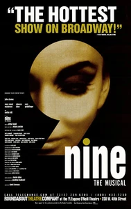 NINE~Broadway Poster~ John Stamos~ Rebecca Luker ~Sara Gettelfinger~ Eartha Kitt - Picture 1 of 1