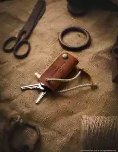 Schlüsselanhänger Leder Organizer Schlüsselanhänger Schlüsselanhänger braun Leder Schlüsselanhänger - Bild 1 von 19