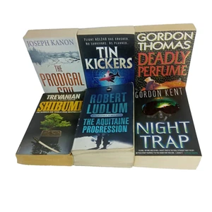 6 x Thriller Suspense Mystery Action Spy Espionage War Small Paperback Fiction - Picture 1 of 9