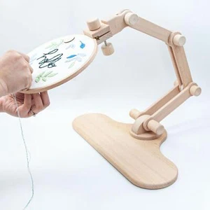 Portable Embroidery Holder for Crafting and Needlework Projects - Picture 1 of 7