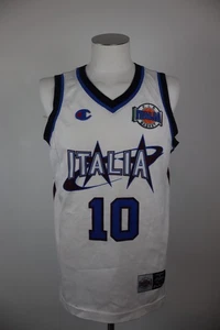 CHAMPION FIP ITALIA N 10 CANOTTA BASKET NBA BASKET UOMO TG S SPORT T-SHIRT - Picture 1 of 7