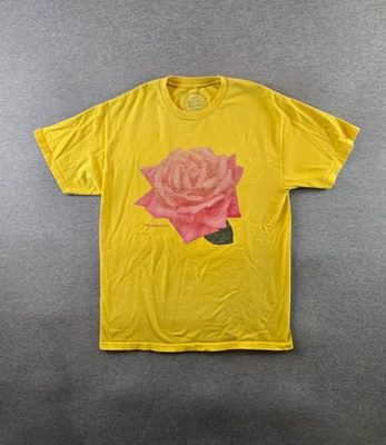 Camiseta Anti Social Club Para Hombres Grande Amarilla Bajo Resplandor Rosa ASSC Ropa de Calle Foto 1 de 4