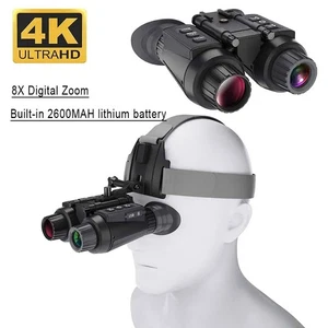 NV8300 4K UHD 36MP 3D Binoculars Telescope 8X Digital Zoom 300M 7levels Infrared - Picture 1 of 8
