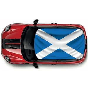 Printed SCOTLAND Roof wrap for Mini or any car Air Release Vinyl CRW033 - Picture 1 of 1