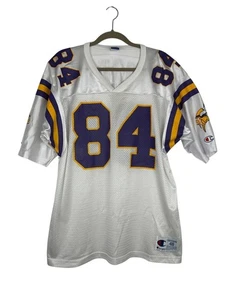 Champion Mens Minnesota Vikings 84 Randy Moss White Jersey Size XL - Picture 1 of 11