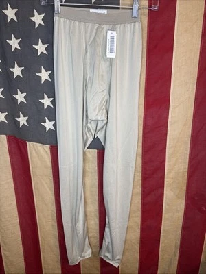 New XSmall Regular Military Thermal Tan Men Pants Drawers Long Underwear 5423 - Image 1 of 4