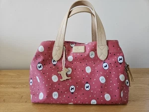 Radley oil cloth Polkadot handbag - Picture 1 of 5