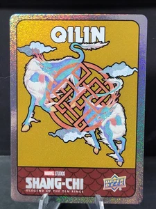 QILIN 2022 Upper Deck Marvel Shang-Chi Spectromatic Sticker Gold Parallel - Picture 1 of 3