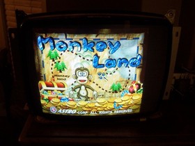 MONKEYLAND BY ASTRO  8 LINER CHERRY MASTER PCB!  WORKS!POG