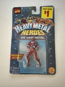 Marvel Comics Heavy Metal Heroes 1998 Die Cast Poseable Spider-Man - Foto 1 di 1