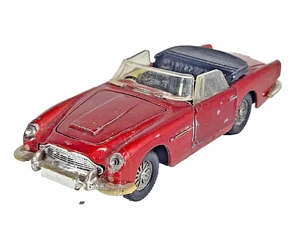 Dinky Toys Aston Martin DB5 Convertible Red Color Diecast Car Model 110 Unboxed. - Picture 1 of 7