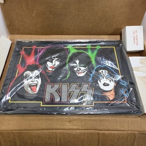 KISS Light-Up LED Poster Framed Wall Art Sign Gene, Paul, Ace, Peter - Picture 1 of 8