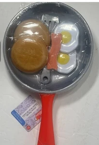 Juego de juguetes de cocina para niños de simulación de jugar sartén de plástico 9 piezas desayuno - Imagen 1 de 6