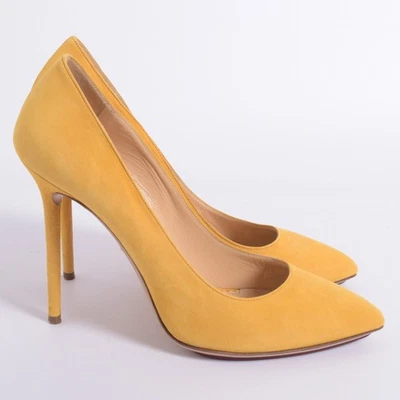 Zapatos de tacón alto Charlotte Olympia para mujer amarillos de gamuza de aguja lisa EUR 41 Foto 1 de 4
