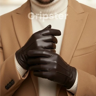 Guantes de Conducción Fuerza Policial Anti Cortes Cuero Resistente al Fuego Hechos con Kevlar Foto 1 de 4