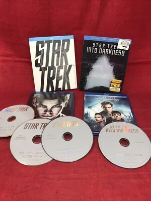 2 Movie Lot Star Trek Special Ed AND Star Trek Into Darkness on Blu Ray AND DVD - Image 1 of 4