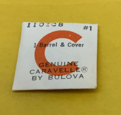 BULOVA CARAVELLE Watch Model 11OZCB Replacement Part #1 - Barrel & Cover NOS - Image 1 of 2