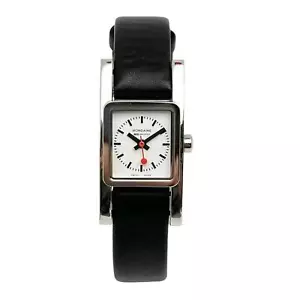 Mondaine 20mm Stainless Steel White Dial Ladies Quartz Watch A666.30325.11SBB - Picture 1 of 3