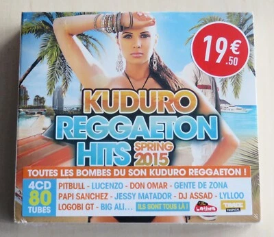 Kuduro Reggaeton Hits 4CD Digipak (2015) Lucenzo, Don Omar, Lylloo, Paulito,Flex - Image 1 of 4