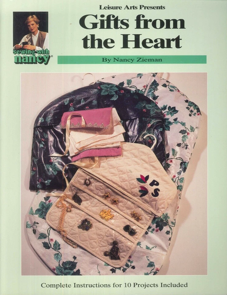 Gifts From The Heart Booklet 1995 Zieman 10 Projects Tote Bag Caddy Napkin Press - Image 1 of 4