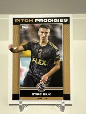 2023 Topps MLS Pitch Prodigies #6 STIPE BIUK LAFC RC - Image 1 of 2