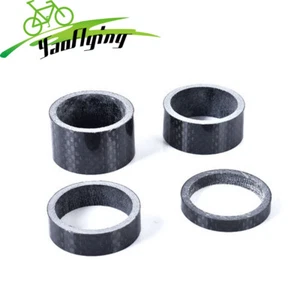 4 Stck. 1 1/8 Zoll Carbon Unterlegscheiben Headset Abstandshalter Kohlefaser Abstandshalter 5/10/15/20 mm - Bild 1 von 6