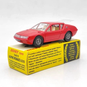 Atlas 1:43 Dinky toys 1411 ALPINE RENAULT A310 Red Diecast Models Collection - Picture 1 of 7