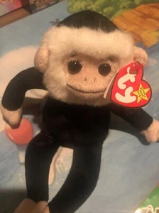 Ty Beanie Baby “Mooch the Spider Monkey” 1998 Tush Tag Multiple Errors 1999 - Picture 1 of 6
