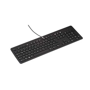 HP USB Business Slim Keyboard, Czech, schwarz (N3R87AA#AKB) *NEU* - Bild 1 von 3