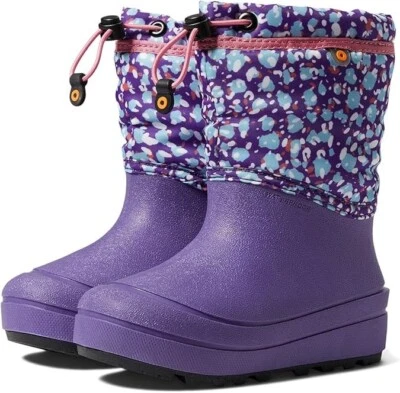 Bogs Niños Botas Nieve Concha Impermeable Aislado Animal Violeta Talla 7 Niño Grande Foto 1 de 4