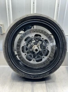 1996-2003 Kawasaki Ninja ZX7R ZX7 ZX 7 7R ZX750 Front Wheel W/Brake Disc Rotors - Picture 1 of 9