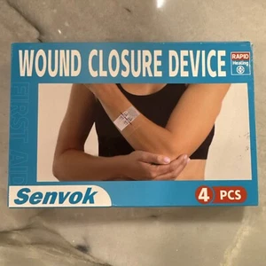 Emergency Wound Closure Device, Zip Stitch Sutures Bandaids Kit 4 Pcs- Repair Wo - Bild 1 von 9