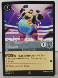 Pete - Campeón de Lucha Libre - Cielos Brillantes - 187/204 - Lorcana TCG - Raro - Imagen 1 de 16
