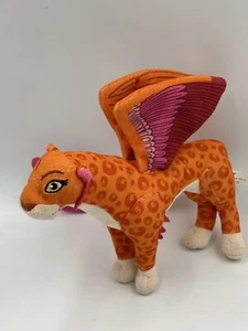 Disney Elena of Avalor Luna 9” Stuffed Orange Pink Plush Flying Jaquin Leopard - Picture 1 of 6