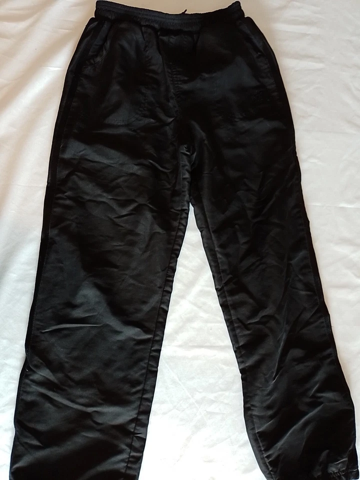 Boys Joggers Lonsdale Size 11_12 Pockets Black 16960 - Image 1 of 4