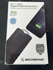 Scosche GoBat 6000 Rugged Portable Backup Battery Charger RPB6  **NEW**