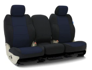 Coverking Neosupreme Seat Covers 22-24 MAVERICK CSC2A9FD10263 Navy Blue Black - Picture 1 of 6