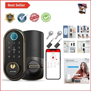 Smart Deadbolt con teclado táctil integrado para control de acceso inteligente - Imagen 1 de 11