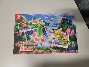 Nintendo Switch Pokemon Snap 11 x 17 Store Display Sign Double Sided - Picture 1 of 7