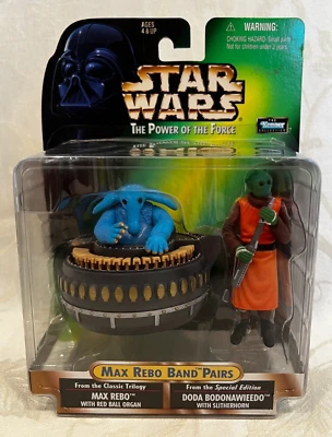 Pares de bandas Star Wars Max Rebo MAX REBO DODA BODONAWIEEDO Power of the Force 1998 Foto 1 de 4