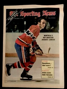 1972 SPORTING NEWS ~ JACQUES LEMAIRE ~ Montreal Canadiens ~ No Label - Picture 1 of 1
