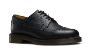Dr Martens 5 Hole 3989 Black Brogue Smooth 13844001 - Picture 1 of 24