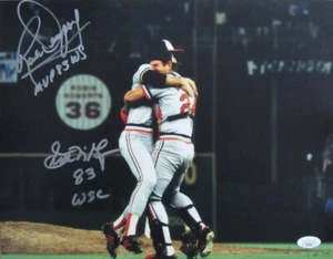 Rick Dempsey/Scott McGregor Orioles Autographed/Inscribed 11x14 Photo JSA 195713 - Picture 1 of 4