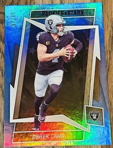 2022 Rookies and Stars Blue #58 Derek Carr /49 Las Vegas Raiders - Picture 1 of 2