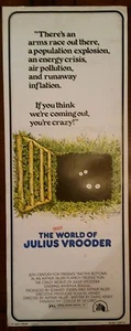 Original 1973 14 x 36 THE CRAZY WORLD OF JULIUS VROODER Barbara Seagull - Picture 1 of 2