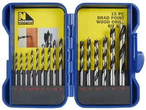 15pz Set trapano legno punta ruota (3 mm – 10 mm) - Foto 1 di 2