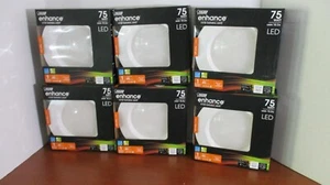 FEIT ENHANCE~6 LED Soft White 75 WATT RECESSED DOWNLIGHTS~5-6" Housings ~NIB - Picture 1 of 5