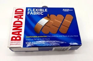 NUEVO vendajes adhesivos de tela flexible de curita 100 quilates Johnson & Johnson J&J - Imagen 1 de 12