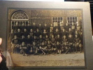 Large C1930 Football team photo Massachusetts - Picture 1 of 10